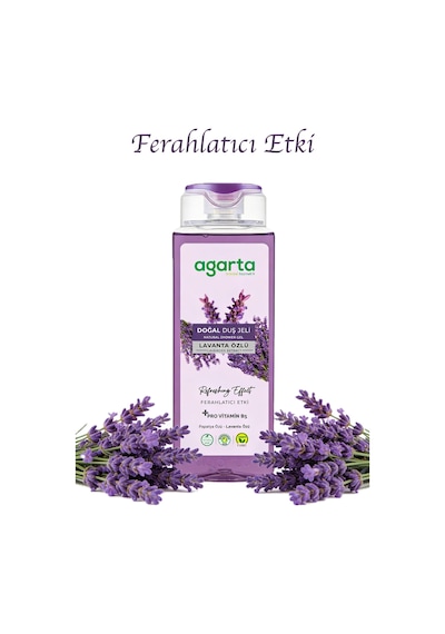 Agarta Doğal Aha Lavanta Duş Jeli  400 ML