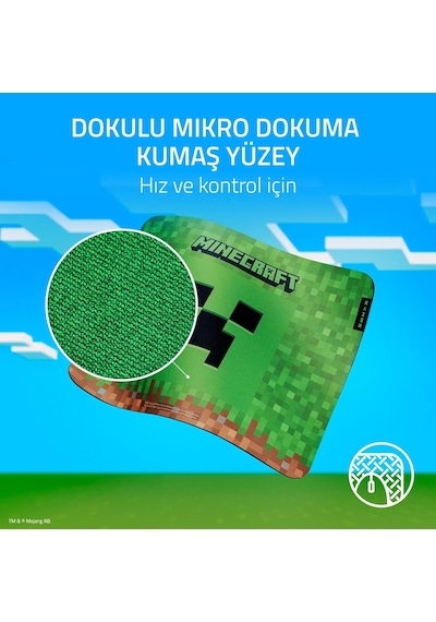Razer Gigantus V2 Minecraft Edition - Hız Ve Kontrol Için Yumuşak