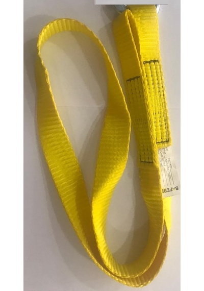 Safeset Kolon Tipi Emniyet Kemeri Halatı 1.2 Mt. Sari