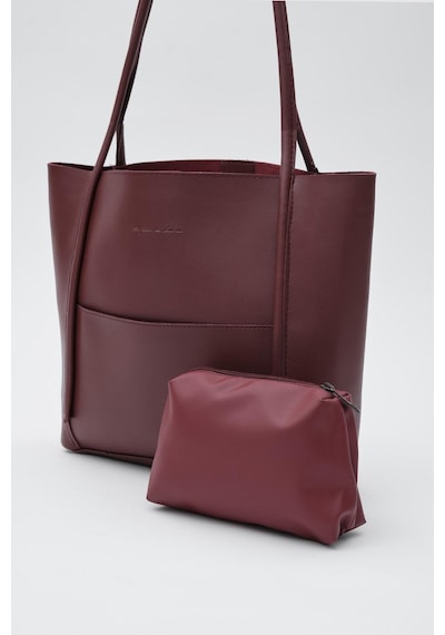 Shule Bags Maximors Omuz Çantası Bordo Bordo