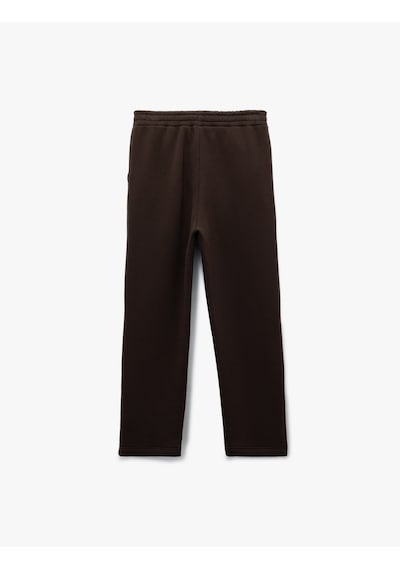 Koton Straight Fit Cep Detaylı Şardonlu Beli Lastikli Kışlık Eşofman Altı Kahverengi 6wam40033mk Kahverengi Koton Straight Fit Cep Detaylı Şardonlu Beli Lastikli Kışlık Eşofman Altı Kahverengi 6wam40033mk Kahverengi