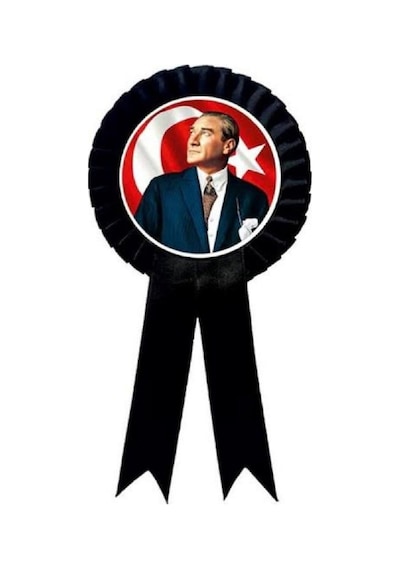 Türk Bayrağı Kokart 5 Adet