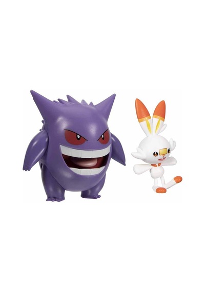Pok Pkw2548 Pokemon Battle 2li Figür - Gengar Scorbunny