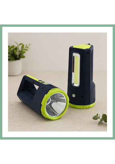 Bşkvirgo 2in1 30w/10w Cob Led Usb & Oto Şarjlı El Feneri Projektör Bsk2026 Standart