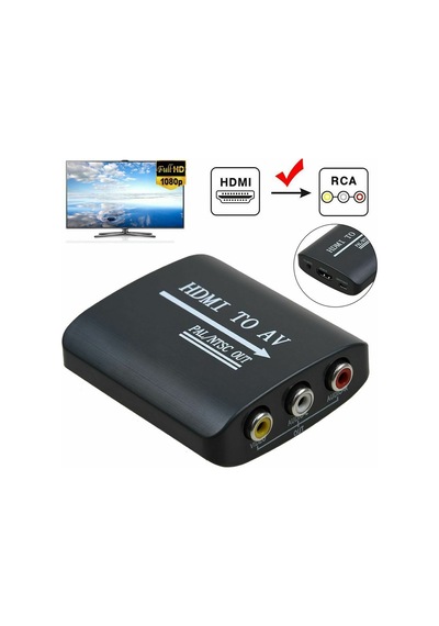 Lunatic 3443 Hdmı To Av Rca Tos Çevirici Dönüştürücü Adaptör