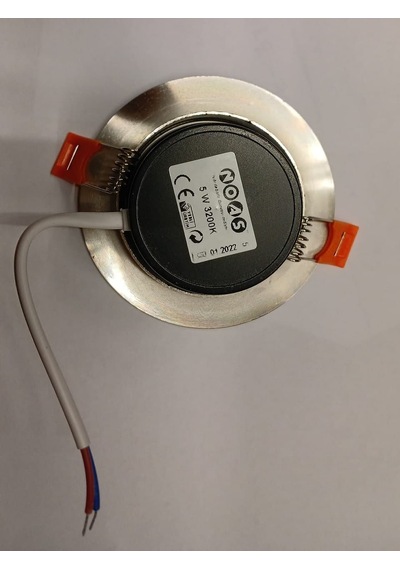 Noas 5 Watt Saten Kasa Led Spot Beyaz Işık 2 Adet Nemrut Yl28-2501 Saten Siyah