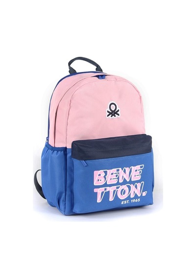 Benetton Unisex Çocuk Benetton Çift Bölmeli İlkokul Sırt Çantası 03844