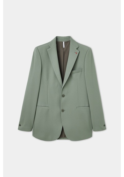 Twn Slim Fit Haki Armürlü Kumaş Ceket 6ec04bb01474m Çok Renkli