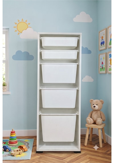 1 Adet Ultra Büyük 2 Adet Büyük 2 Adet Orta Boy Çekmeceli 123 Cm Beyaz Çocuk Odası Oyuncak Dolabı Ve Çok Amaçlı Saklama Ünitesi - Depolayıcı Düzenleyici Organizer 1 Adet Ultra Büyük 2 Adet Büyük 2 Adet Orta Boy Çekmeceli 123 Cm Beyaz Çocuk Odası Oyuncak Dolabı Ve Çok Amaçlı Saklama Ünitesi - Depolayıcı Düzenleyici Organizer