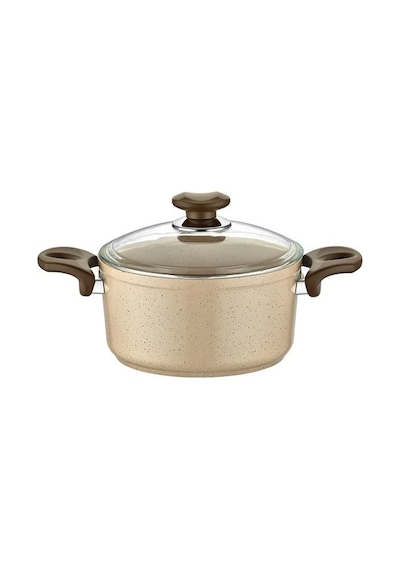 Gülsan Safran Granit 20 Cm Derin Tencere GULSAN.038 Vizon
