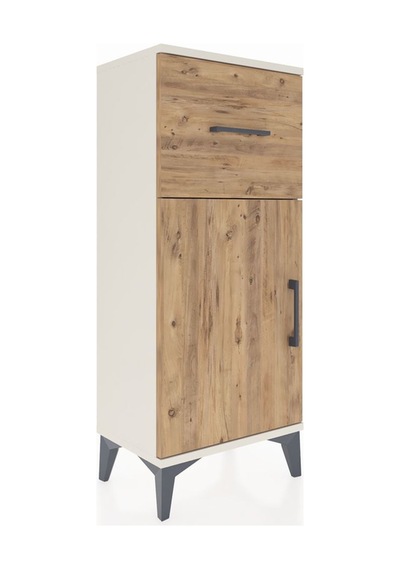 Arges Komodin Tek Raflı Tek Çekmeceli Tek Kapaklı 44x30x106 Aytaşı-çam Aytası