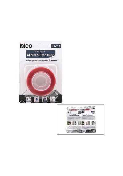 İbico İ13-123 18mm X 2m Vhb Akrilik Silikonize Çift Taraflı Bant- 12'li Paket Diğer