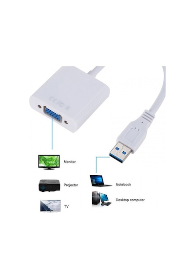 Usb Vga Dönüştürücü Usb 3.0 Vga Çevirici