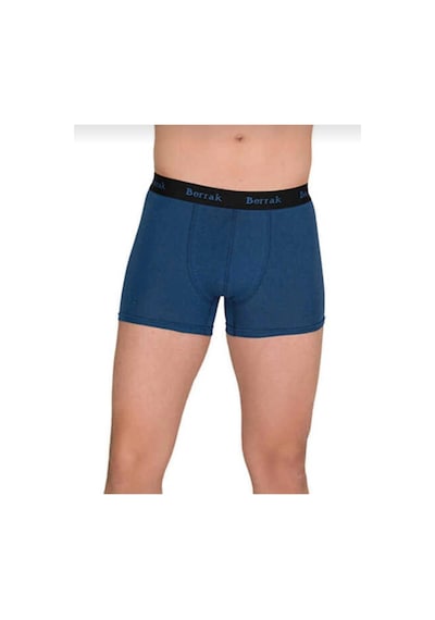 Berrak 4476 Erkek Modal Likralı Boxer 6 Adet İndigo