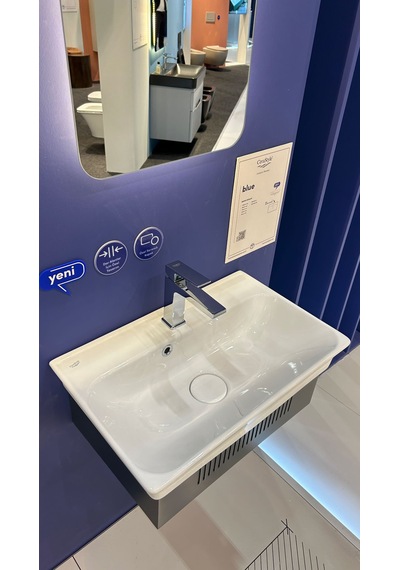 Cerastyle Blue 60 X 38 Cm Dolap Uyumlu Lavabo Beyaz