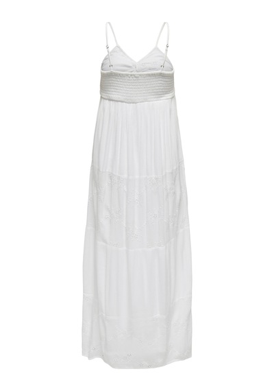 Only Onlchıara S/l Broderıe Dr Beyaz Kadın Elbise Beyaz
