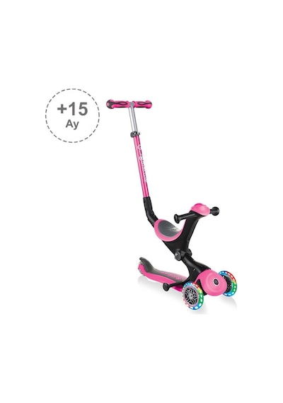 Go Up Deluxe Işıklı Scooter - Pembe