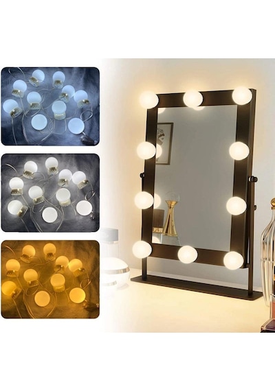 Trendpoint 10Ledli Usbli Makyaj Aynası Lambası Banyo Ciltbakım De