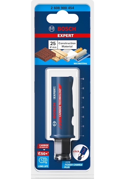 Bosch Expert Construction Material Delik Açma Testeresi 25 x 60 MM - 2608900454