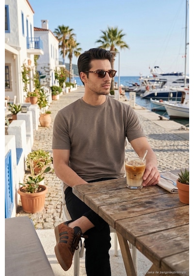 Buratti Erkek T Shirt 5904115 Kahve