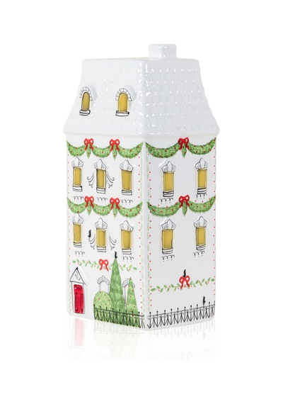 The Mia Dekoratif Led Işıklı Yılbaşı Evi 11x9x22 Cm 1 Adet