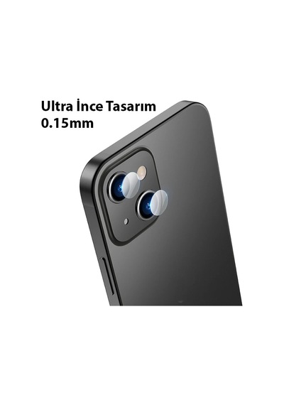 Ally İphone 13-13 Mini Tempered Glass Cam Kamera Koruyucu- 5775