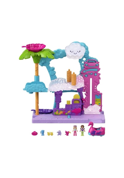 Polly Pocket Flamingo Araba Su Eğlencesi Seti HHJ05