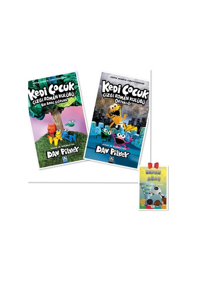 Kedi Çocuk 3 + Kedi Çocuk 4 Ve 1 Ad. Yapay Zeka Kitabı Hediyeli
