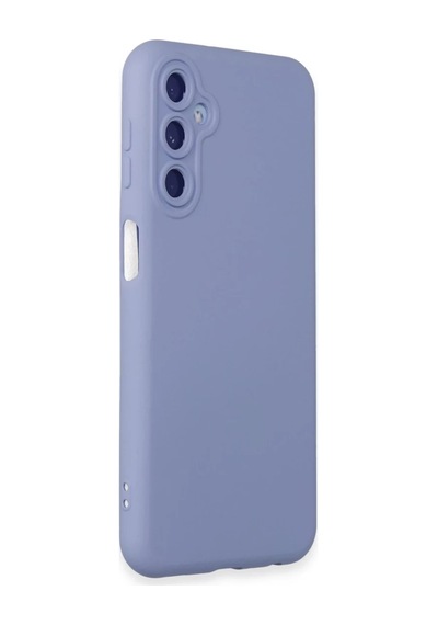 Samsung Uyumlu Galaxy M34 5g Uyumlu Kılıf Nano İçi Kadife Silikon - Lila