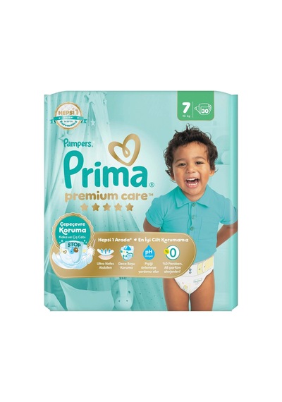 Prima Premium Care Eko 7 Beden 15+ Kg 30'lu Tarı 7 Numara