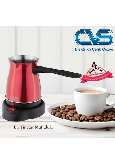 Cvs DN 19833 Elektrikli Çelik Cezve