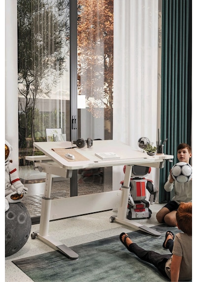 Sirius Simple Yükseklik Ve Eğim Ayarlı, Bilgisayar Ve Ofis Masası, Modern Ekru Çalışma Masası Gri Gri Sirius Simple Yükseklik Ve Eğim Ayarlı, Bilgisayar Ve Ofis Masası, Modern Ekru Çalışma Masası Gri Gri