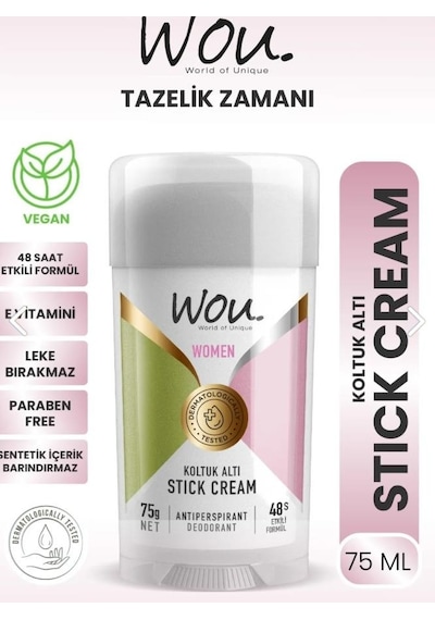 Wou World Of Unique Kadın Stick Deodorant 75 G