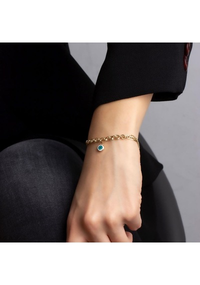 Altın Nazar Bileklik BL0028 Sarı Altın