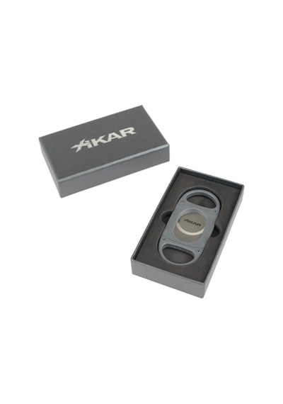 Xikar X8 Gümüş Puro Makası Kesici - Tr1274