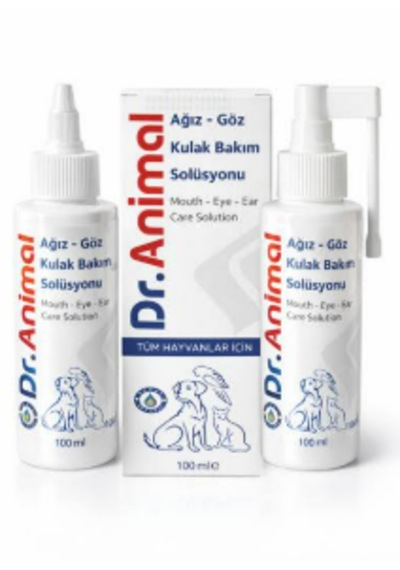 Dr. Animal Kedi Köpek Antiseptik Yara & Cilt Bakım Solüsyonu 100 Ml Pratik Sprey