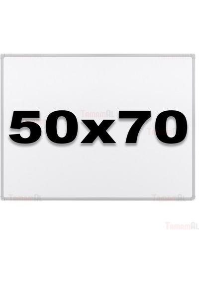 50X70 (Kaliteli) Akyazı Duvara Monte Laminat Beyaz Yazı Tahtası