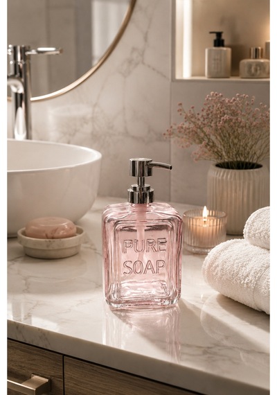 Sıvı Cam Sabunluk 500 Ml Pembe - 905837423 Pembe