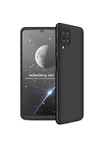 Samsung Uyumlu Galaxy M22 Kılıf Zore Ays Kapak Siyah