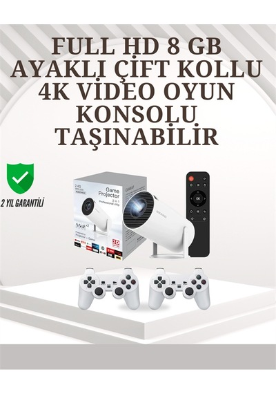 Taşınabilir Çok Fonksiyonlu Projeksiyon - Oyun, Sunum, Netflix Ve Eğitim İçin