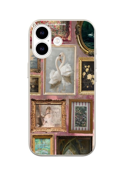 Arvencase Apple iPhone Uyumlu 17 Uyumlu Hd Kalite Orta Sertlikte Baskılı Desenli Silikon Renk11 Renk11