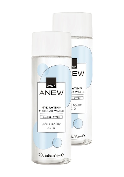 Avon Anew Hydrating Micellar Nemlendirici Temizleme Suyu 2 x 200 ML