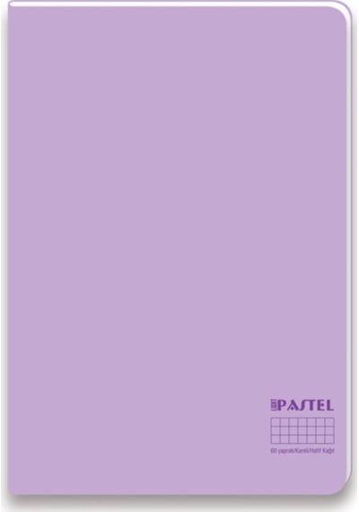 Pastel Light A4 60 Yaprak Çizgisiz Defter 6 Adet