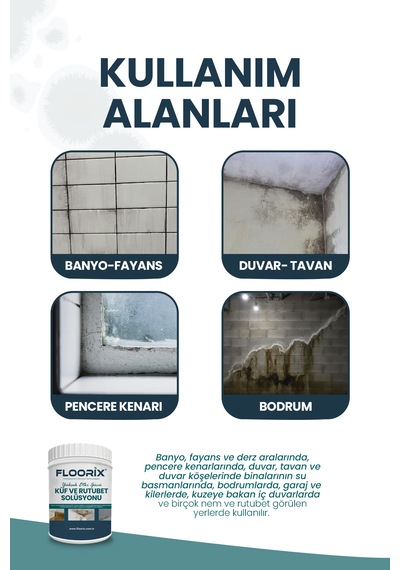 Floorix Küf Ve Rutubet Solüsyonu 1l+1l 2 L