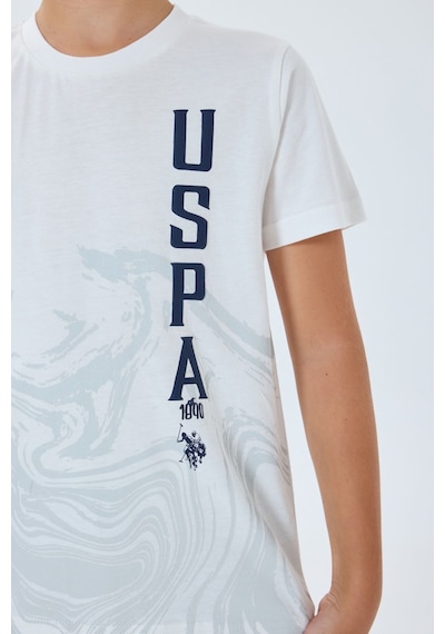 U.s. Polo Assn. Erkek Çocuk Beyaz Bermuda Takım Us2412-c-v1 Beyaz