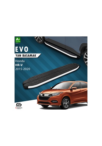S-dizayn Honda Hr-v 2 Evo Aluminyum Yan Basamak 173 Cm 2015-2020