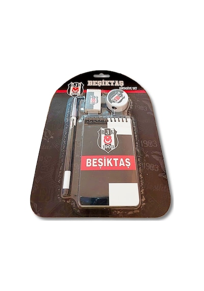 Beşiktaş Not Defterli Kırtasiye Seti 4 Lü 582465 Siyah