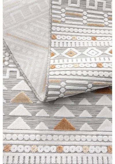 Koza Halı Sand Gri Sarı Kolay Temizlenebilir Halı Kilim Salon Oturma Odası Gri Sarı