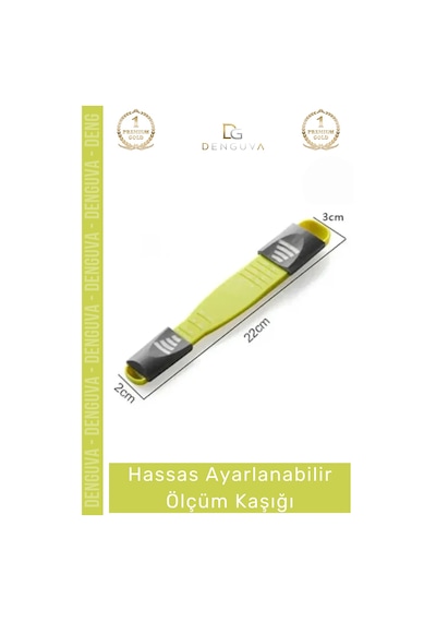 Özel Üretim Pratik Gıda Ölçüm Şeker Tuz Kahve Baharat Hassas Ayarlanabilir Ölçüm Kaşığı Çok Renkli