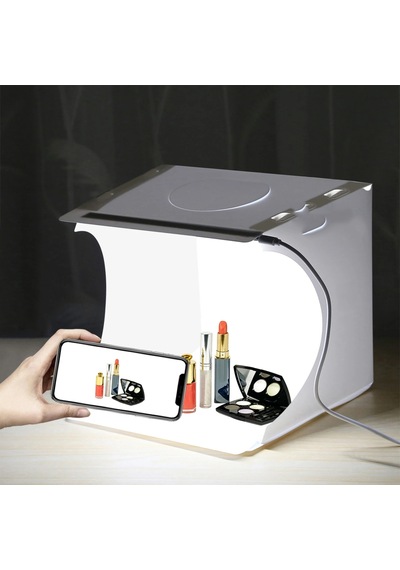 Monozone Mini Fotoğraf Stüdyosu Led Işıklı Çadır Kiti 40 x 40 CM